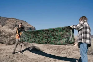 Light Duty PE Tarpaulin HDPE Woven PE Camouflage Tarpaulin with LDPE coating PE Camo Tarp