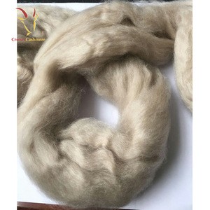 Light Grey Cashmere Sheep Wool Fiber