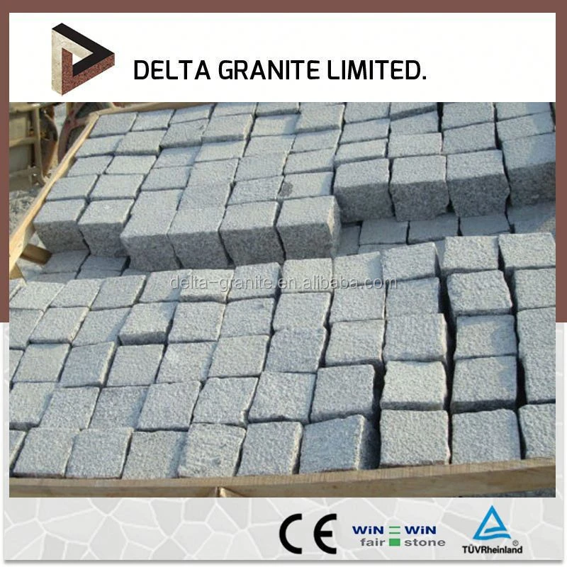 Light grey natural granite pavers stone