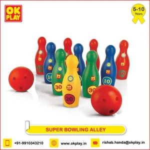 Light Weight Bright Color Material Super Bowling Alley Set