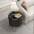 Import Luxury hotel living room furniture black gold metal base small corner side table from China