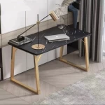 Luxury Marble Top Golden Frame Office Desk Writing Desk
