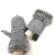 Luxury Rabbit Fur Trim Multifunctional Cover Colorful Fluffy Wool Knitted Half Finger Gloves Mittens For Women Winter