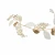 Import Luxury Rhinestone Wedding Hair Bands Pear Beaded Vintage bridal headband Tiara beads with chiffon leaves headband from China