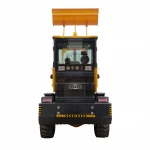 Luyu mini pala cargadora frontal ZL18F wheelloader china 1.6ton small wheel loading machinery skid steer loader attachments
