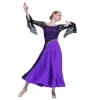 M-1742 Modem dance practice dress adult embroidered mesh national standard performance ballroom waltz tango training clothing