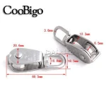 M15 ~ M75 Stainless Steel 304 Single Wheel Sheave Swivel Eye Wire Rope Pulley #FET002