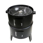 Made In China Competitive Price Heavy Duty Black 3 In 1 Smoker Outdoor Charcoal Bbq Gril