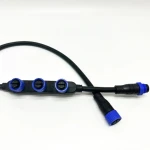 male and female extension wire 12V Connector Screw Locking Ip68 Waterproof 2 3 4 5Pin F-Connector