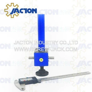 manual screw jacks jtc100 adjustable jack stands lift elevator with wheel manually operated by hand to open or close an actuator