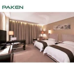 Manufacturer Simple Design Wooden Hotel Bedroom Furniture