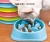 Import Manufacturer wholesale multi-colors plastic Anti-skid pet dog bowl slow feeder from China