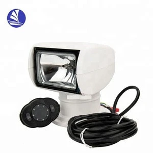 Marine Yacht Boat 12V/24V Remote Control HID LED Searchlight with Wire Searchlight Lamp