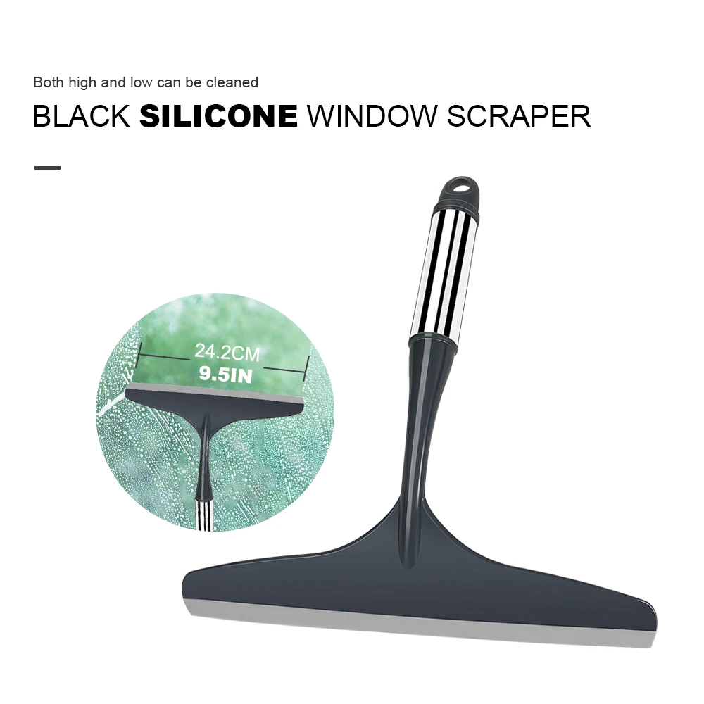 Masthome Amazon Silicone Car Glass Cleaner Window Clean Wiper Stainless Steel Window Cleaning Squeegee