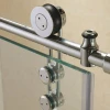 Meijia 8-12mm glass thickness frameless glass sliding shower door,bathroom sliding door