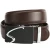 Import Men&#39;s Black Classic Ratchet Genuine Leather Formal Dress Belt with Solid Automatic Buckle from China