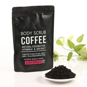 Menior natural body scrub hemp oil Coffee scrub exfoliator OEM
