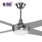 Metal blades adornment hanging fans 52 inch decorative ceiling fan with remote control