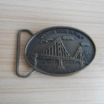 metal craft buckle ment belt buckle with specialized logo