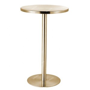 Metal stainless steel bar cocktail table for pub