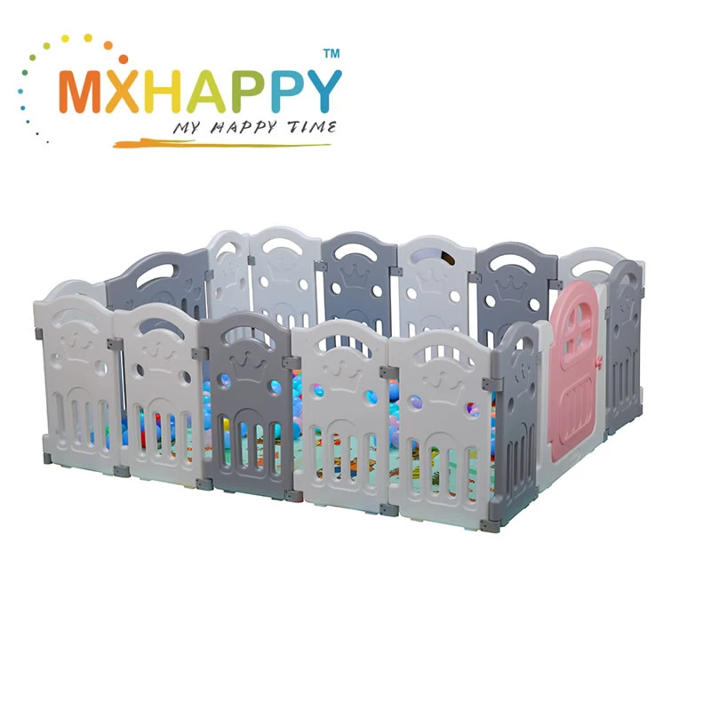 MH225 King Baby Playpen - Kids 14 Panel Activity Centre Safety Play Yard, Home Indoor Outdoor New Pen
