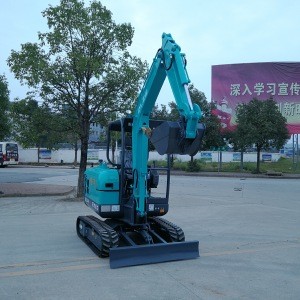 mini excavator smallest digging machine  2.6 tons  hydraulic crawler rubber tracks for garden home farm use