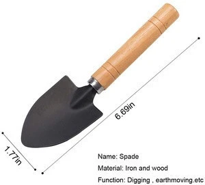 Mini Multifunctional Garden Tools Iron Digging Hand Tool 3Piece/Set Shovel , Spade And Rake