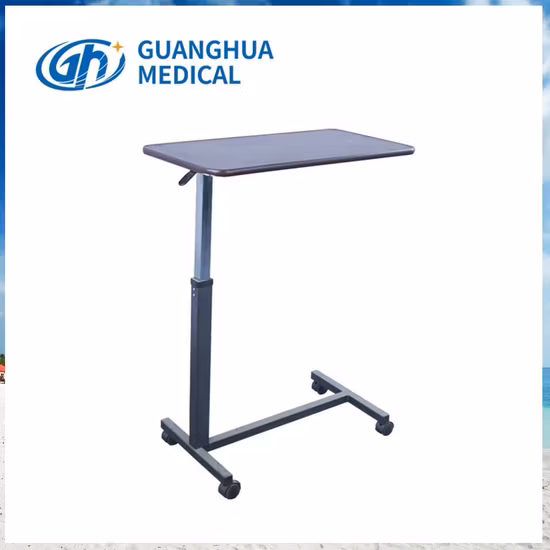 Mobile Adjustable Dining Table Board in Hospital Wards