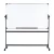 Import Mobile Whiteboard 36x 24 double sided dry erase board magnetic rolling stand aluminum frame classroom Whiteboard on Wheels from China