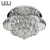 Import Modern decorative minimalist LED k9 crystal chandelier ceiling light dinling room light from China