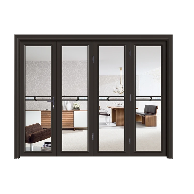 modern house design aluminium frame exterior accordion folding kitchen doors