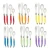 Import Modern laguiole style stainless steel cutlery accessories with assorted color handle from China