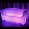 Modern style cordless recharging home furniture glowing hotel decoration waterproof  plastic led bar sofa