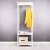 Import Modern Style Simple Clothes Racks Metal Storage Display Rack Bedroom Portable Clothes Rack from China