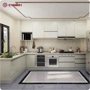 Modern style white color lacquer door panel kitchen cabinet