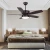 Import Modern Wooden With Remote Control Metal Shelf Led Ceiling Fan Light from China