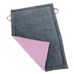 MOQ 50pcs puzzle minky material reversible use soft infant play mat