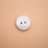MS24024 Eco-friendly Customized 2-Holes Sewing Shirt Resin Buttons White Recycled Plastic Snap Buttons for Clothes