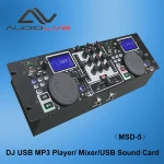 MSD-5 hot sale audio mixer Profesional DJ USB MP3 Player Mixer
