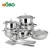 Multi-Clad Custom Cooking Pot 15-Piece Pot Set Induction Stainless Steel Cookware