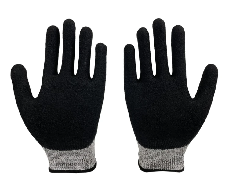 Multi-Function Glove Hppe Industrial Nitrile Punching Cut Resistant Work Gloves