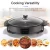 Import Multi function Korean electric pizza pan multi functional cooking round electric skillet from China