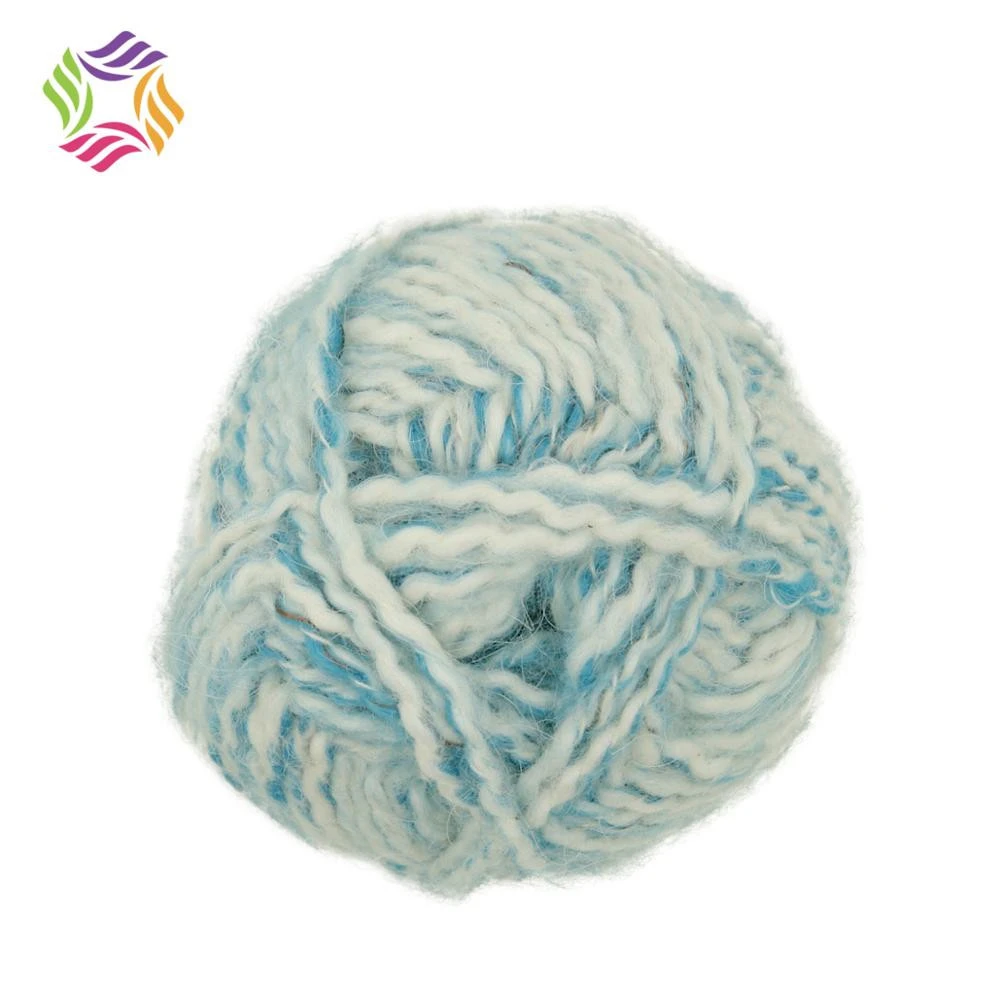 Multiple Material Blended Fancy Cotton Melange Yarn for Hand Knitting