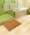 Import Natural bamboo anti-slip floor mat bamboo bathroom non-slip floor mat with anti-slip sticker from China