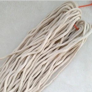 Natural Beige Cotton Cord Rope Decorative Drawstring Hand Cords For DIY Craft Home