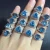 Import Natural Blue Topaz Finger Ring Gemstone Custom Fashion 925 Sterling Silver Ring Jewelry Women from China