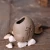 Import Natural clay small  ceramic stoneware vase for home deco, mini vase from China