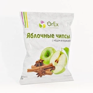 Natural healthy snack Dried Sweet Apple chips