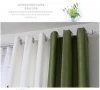 Natural Romantic Printed Linen Window Curtains