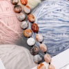 Natural Stone Loose Beads Agate Beaded Diy Jewelry Accessories Bracelet Wholesale